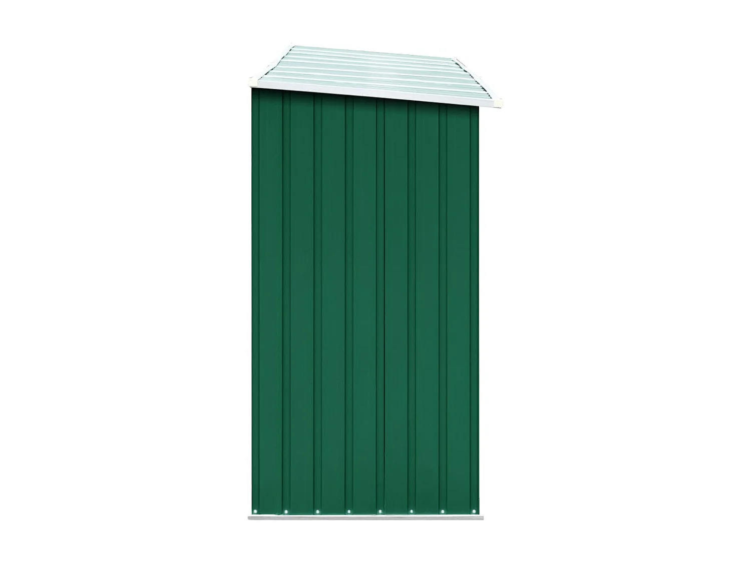 Aulnay-sous-Bois  Abri de stockage de bois Acier galvanisé 330x84x152 cm Vert