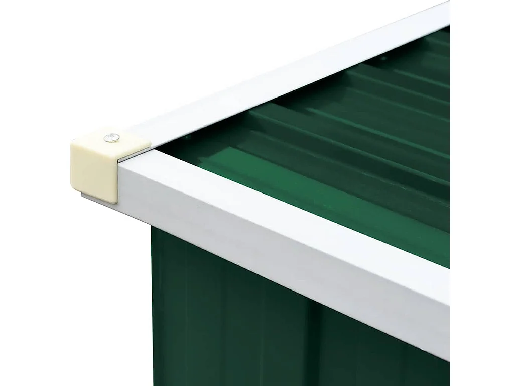 Aulnay-sous-Bois  Brennholzlager Verzinkter Stahl 330x84x152 cm Grün