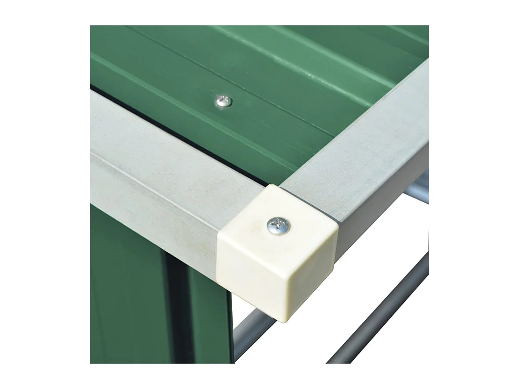 Riley  Brennholzlager Verzinkter Stahl 163 x 83 x 154 cm Grün