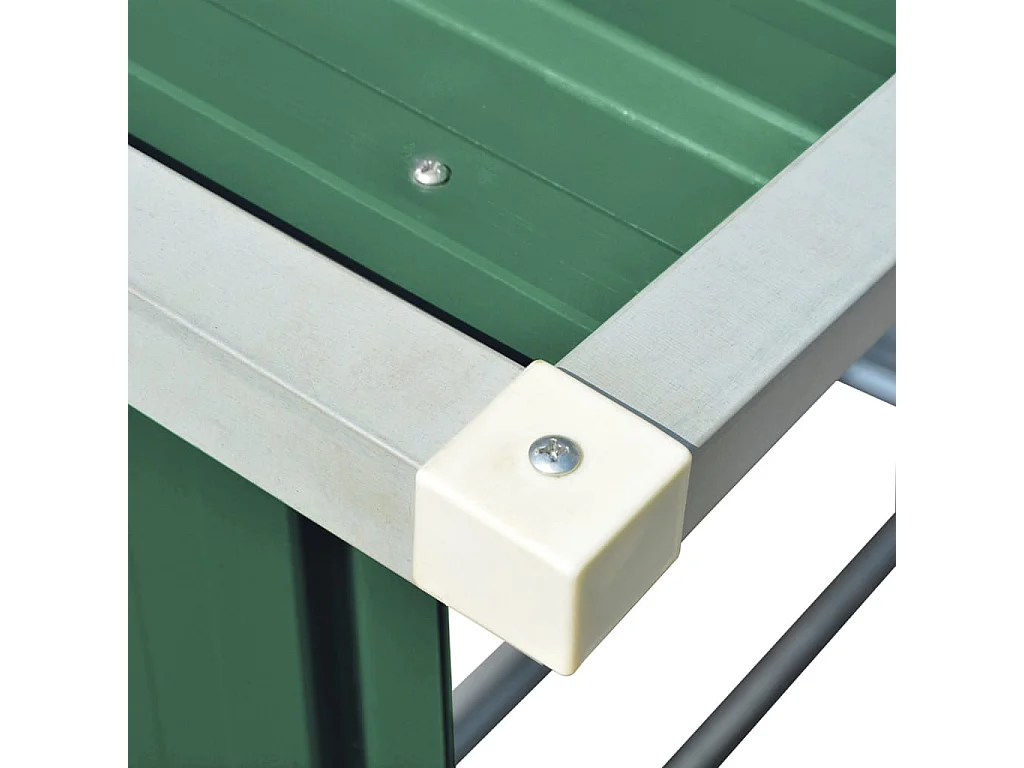 Riley  Brennholzlager Verzinkter Stahl 163 x 83 x 154 cm Grün