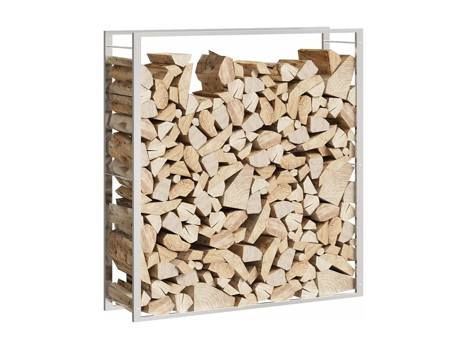 Nichelino  Portalegna 110x28x116 cm in Acciaio Inossidabile