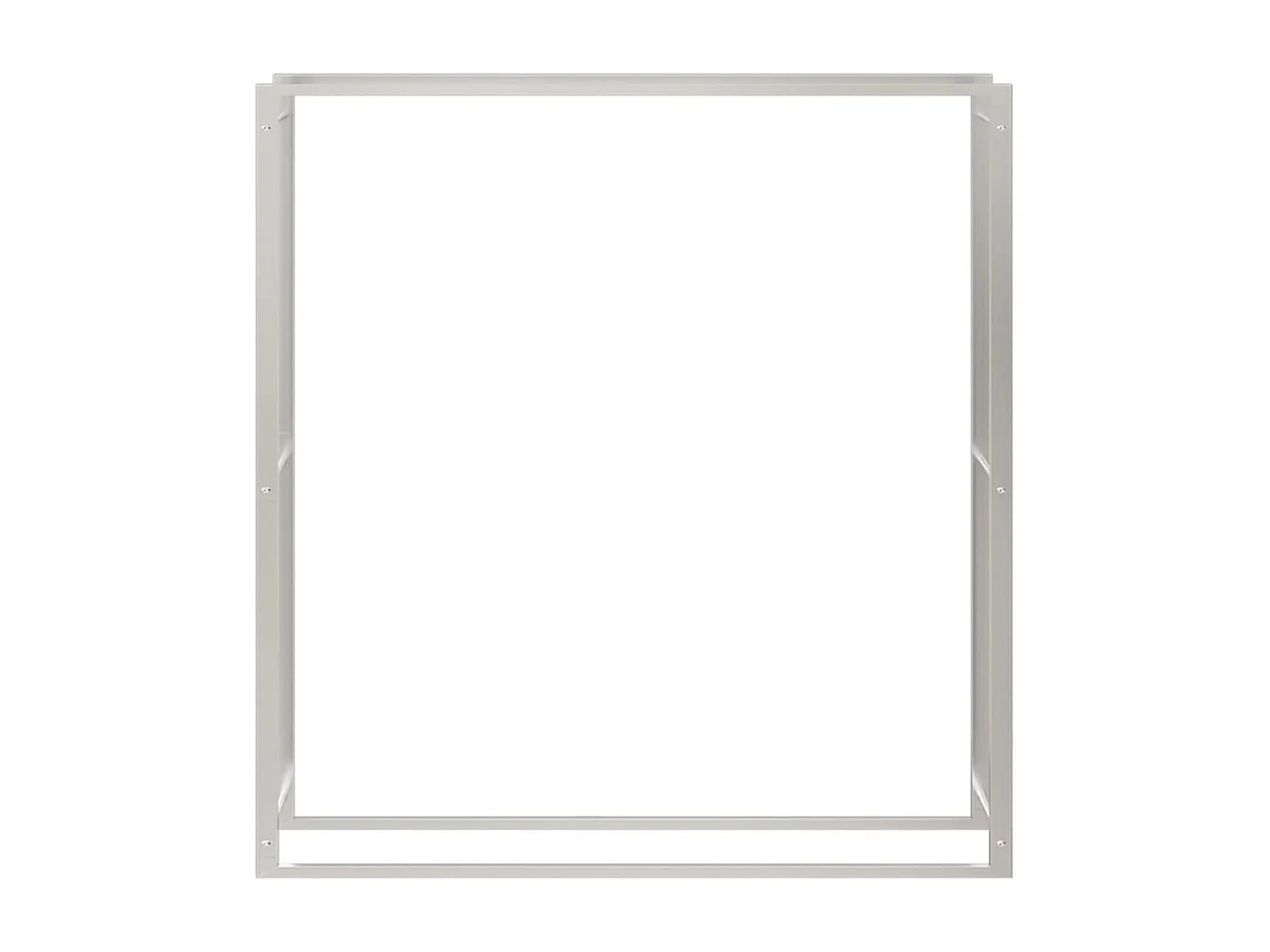 Nichelino  Portalegna 110x28x116 cm in Acciaio Inossidabile