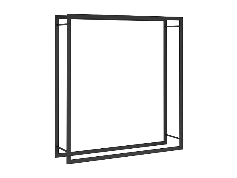 Nichelino  Haardhoutrek 110x28x116 cm staal matzwart