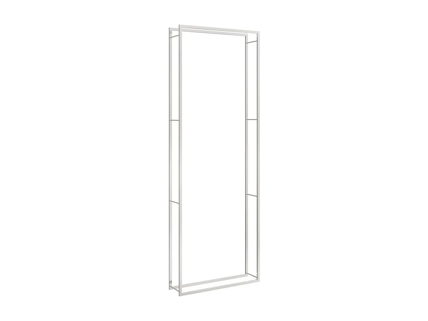 Nichelino  Portalegna 110x28x312 cm in Acciaio Inossidabile