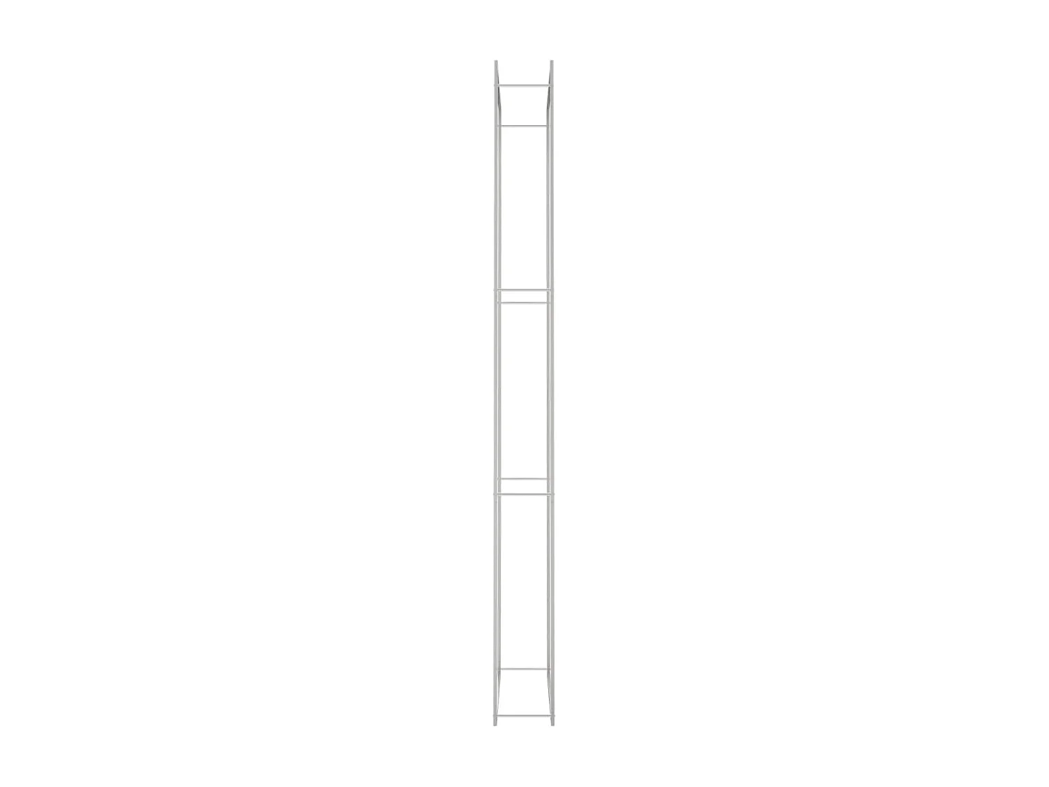 Nichelino  Portalegna 110x28x312 cm in Acciaio Inossidabile