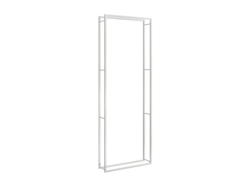 Nichelino  Portalegna 110x28x312 cm in Acciaio Inossidabile
