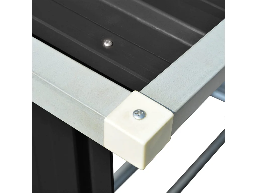 Riley  Brennholzlager Verzinkter Stahl 163 x 83 x 154 cm Anthrazit