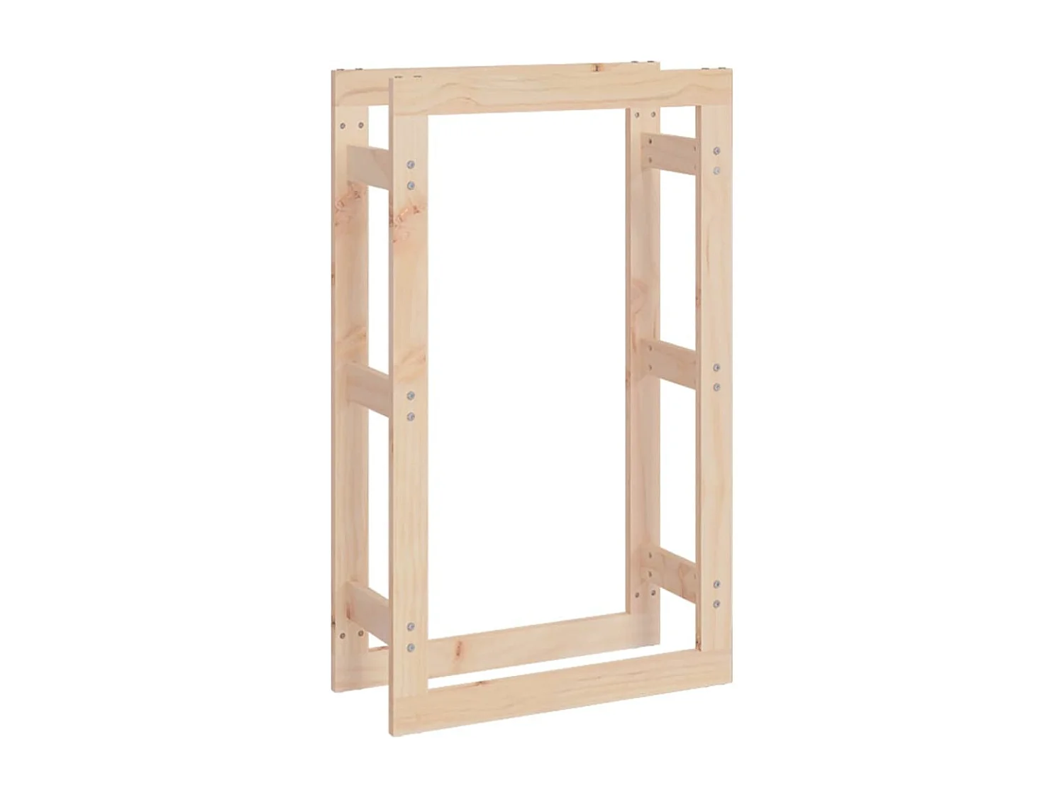 Riemst  Kaminholzregal 60x25x100 cm Massivholz Kiefer