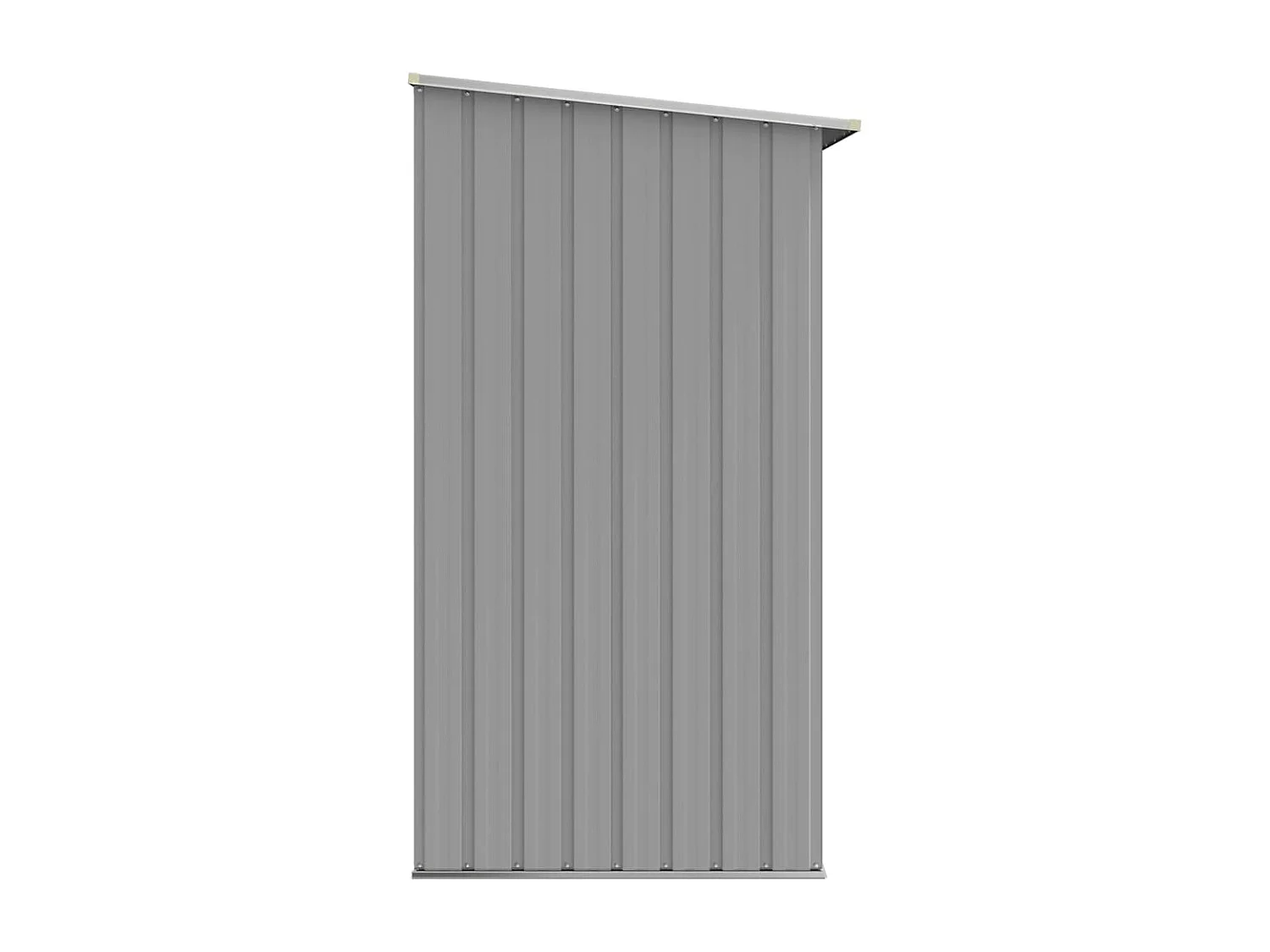 Aulnay-sous-Bois  Brennholzlager aus verzinktem Stahl 330x84x152 cm Grau