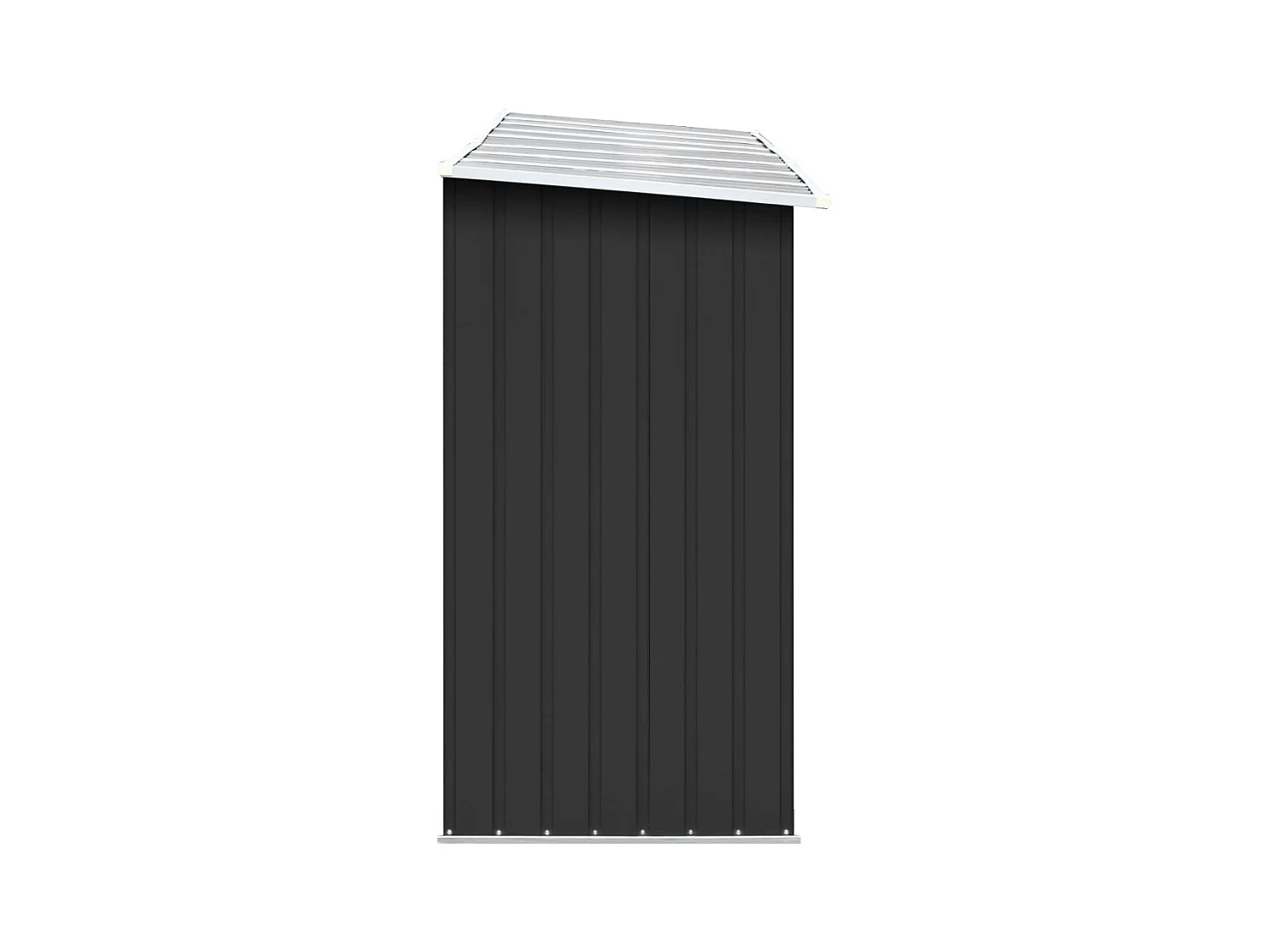 Aulnay-sous-Bois  Abri de stockage à bois Acier galvanisé 330x84x152cm Anthracite