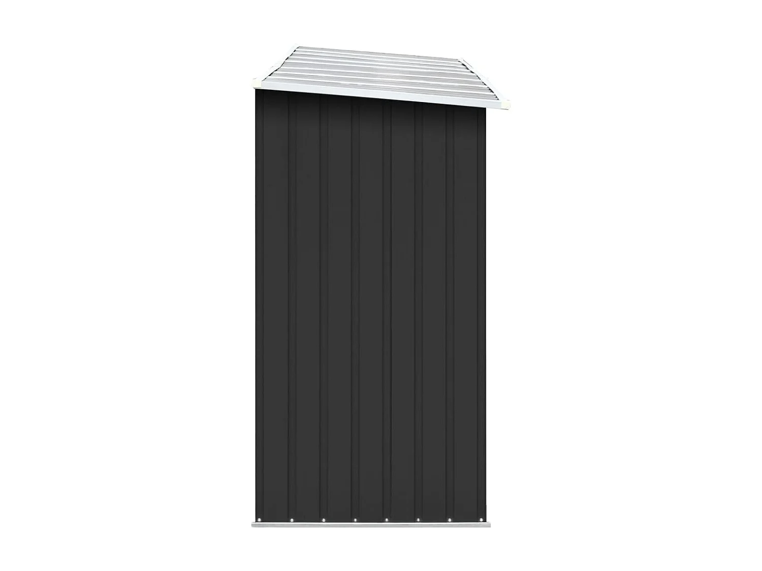 Aulnay-sous-Bois  Abri de stockage à bois Acier galvanisé 330x84x152cm Anthracite