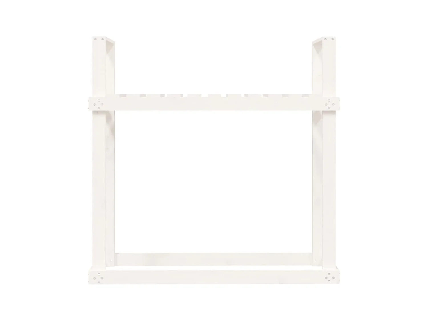 Linköping  Support pour bois de chauffage Blanc 110x35x108,5cm Bois de pin