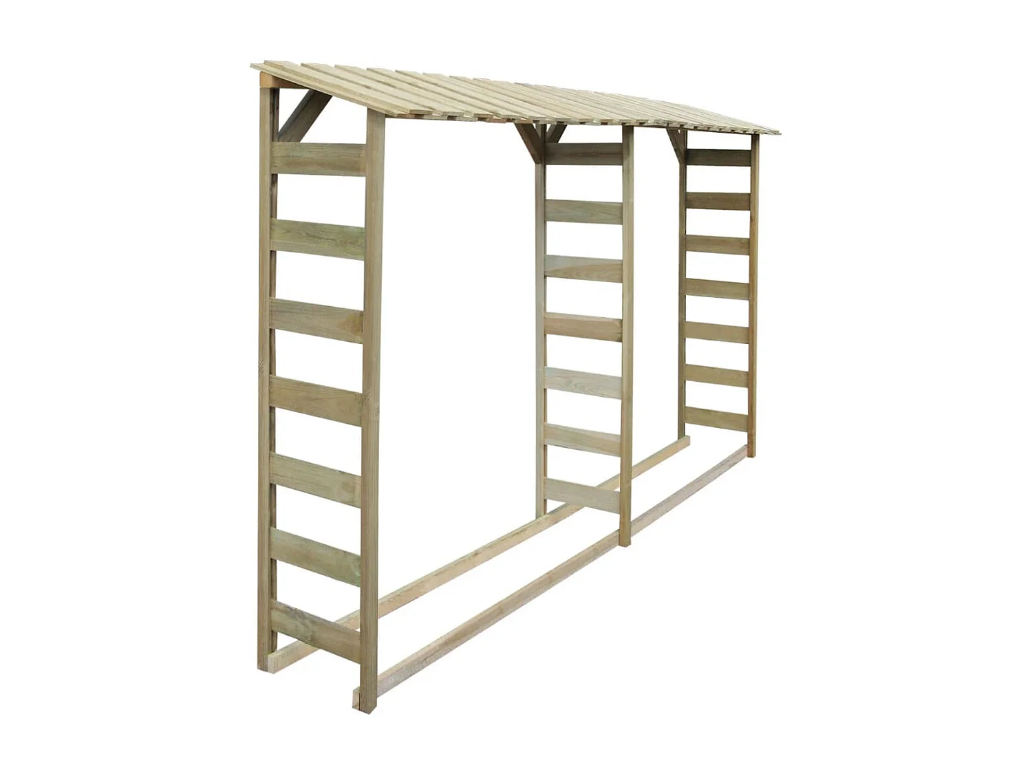 Sophie-Pascale  Feuerholz-Lagerschuppen 300×44×176 cm Imprägniertes Kiefernholz