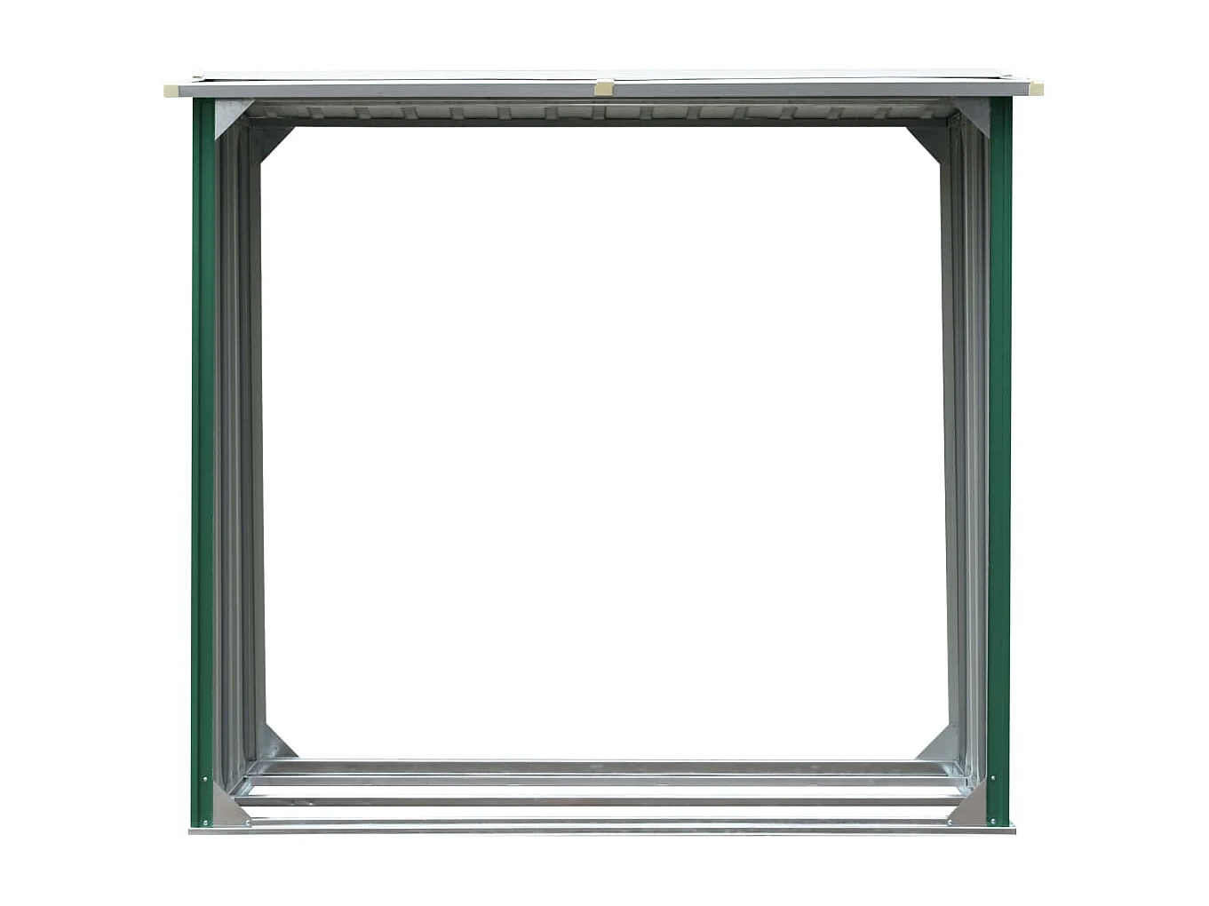 Fedde  Brennholzlager Verzinkter Stahl 172x91x154 cm Grün