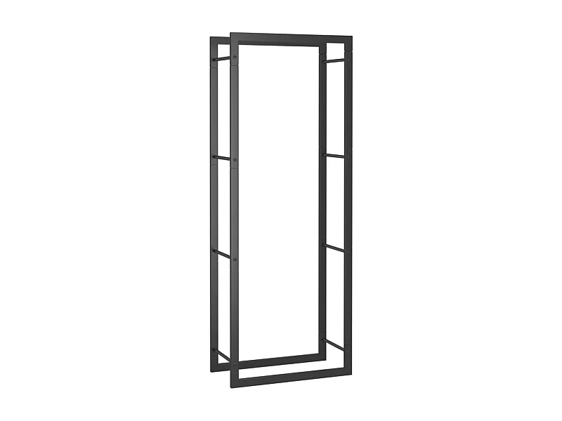 Nichelino  Haardhoutrek 50x28x132 cm staal matzwart