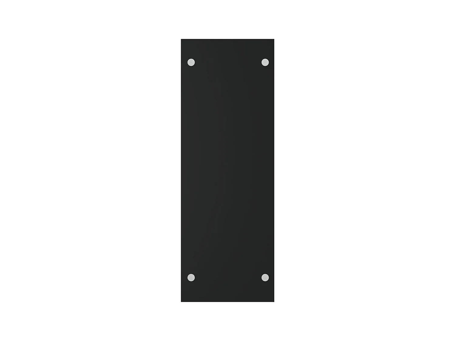 Olland  Brennholzregal Schwarz 40x35x100 cm Hartglas