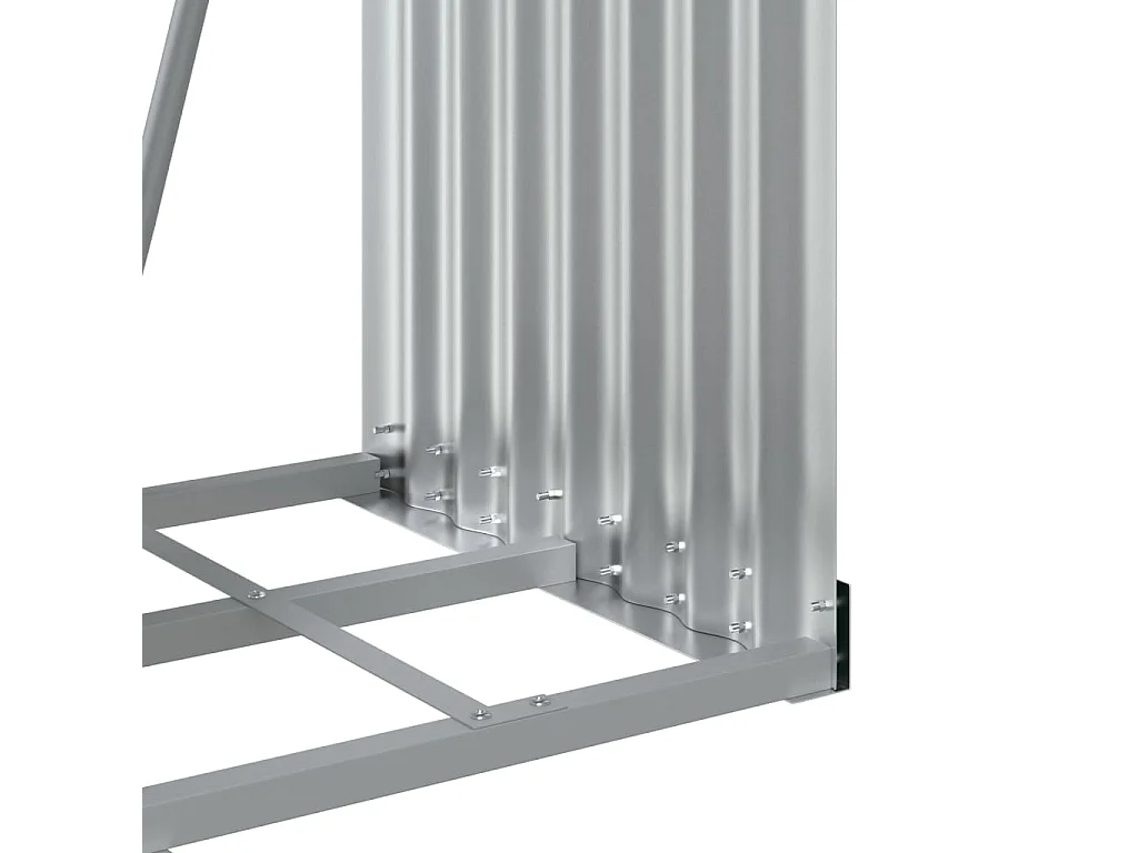 Jilles  Kaminholzunterstand Grün 40x45x100 cm Verzinkter Stahl