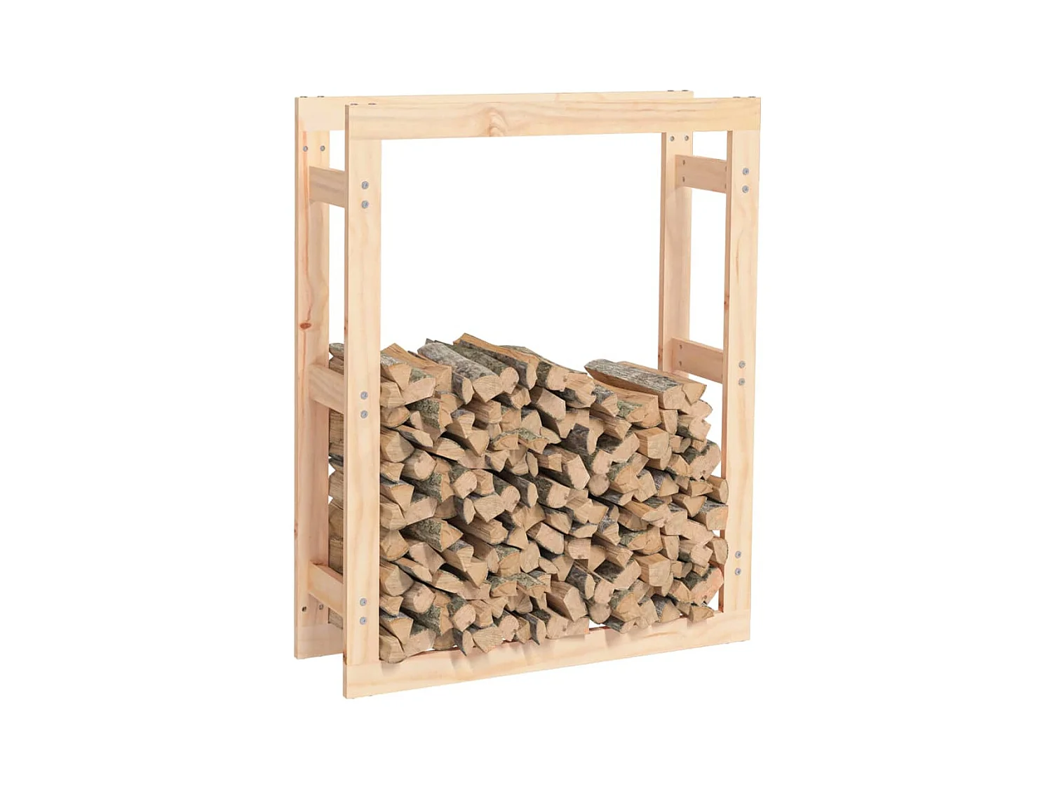 Riemst  Support pour bois de chauffage 80x25x100 cm Bois de pin massif