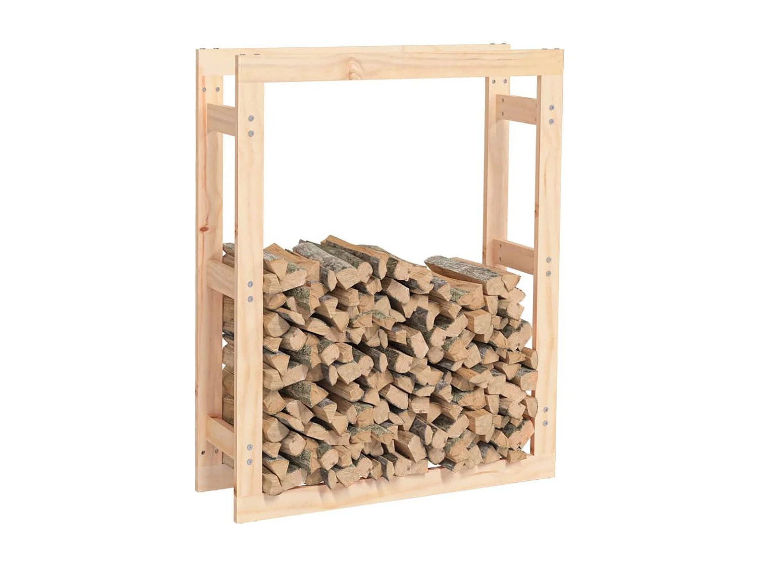 Riemst  Support pour bois de chauffage 80x25x100 cm Bois de pin massif