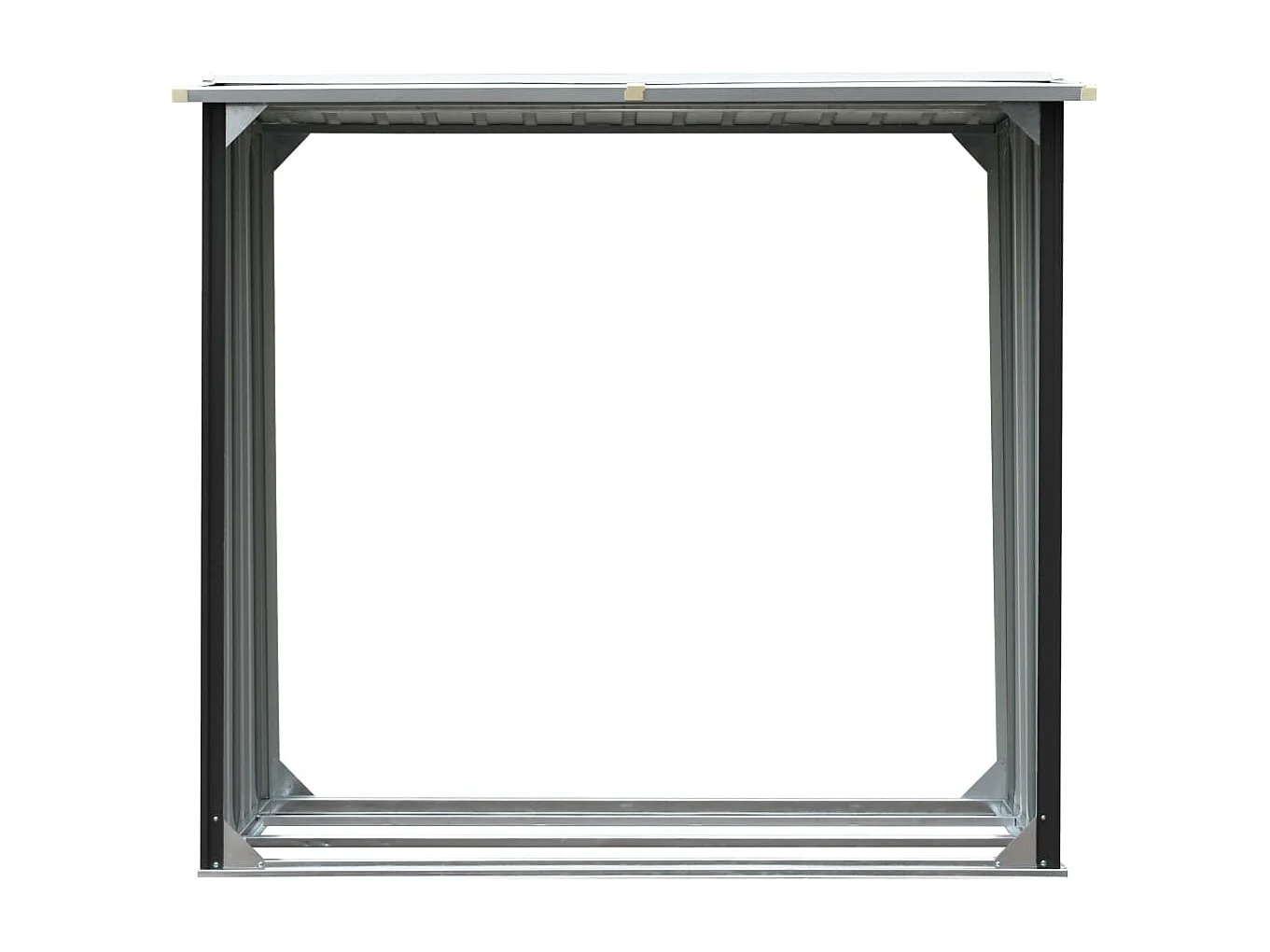 Fedde  Brennholzlager Verzinkter Stahl 172x91x154 cm Anthrazit