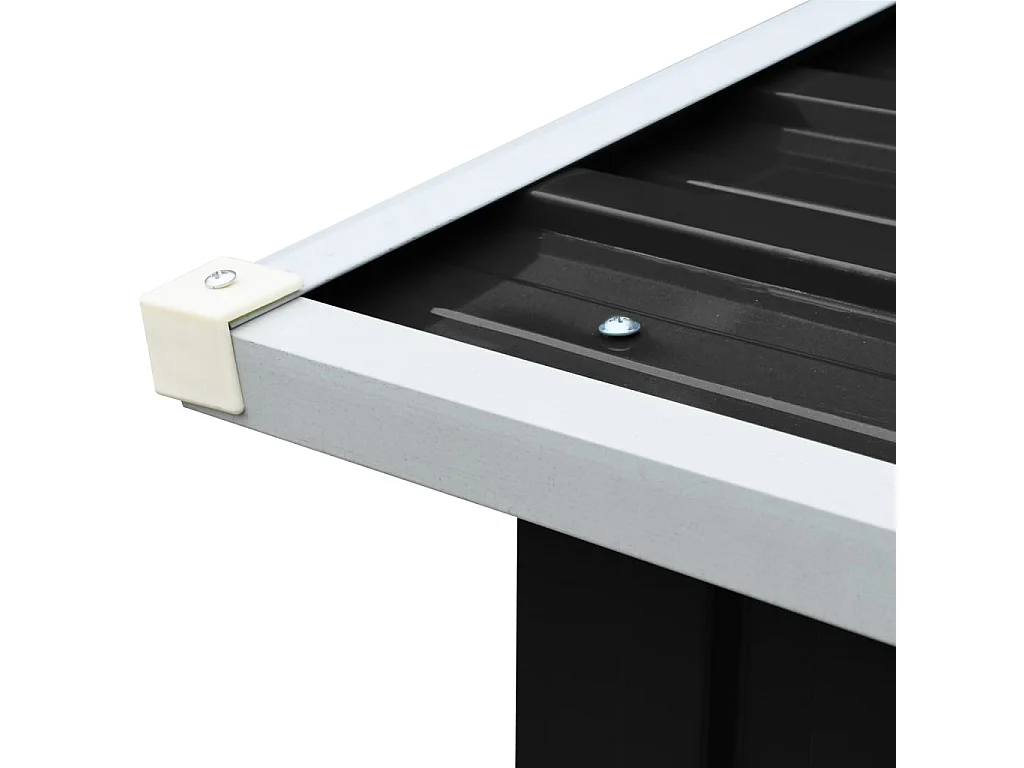 Fedde  Brennholzlager Verzinkter Stahl 172x91x154 cm Anthrazit