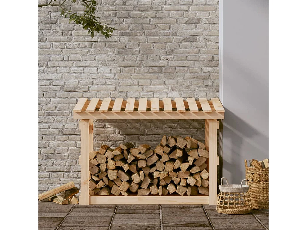 Giarre  Haardhoutrek 108x64,5x77 cm massief grenenhout wit