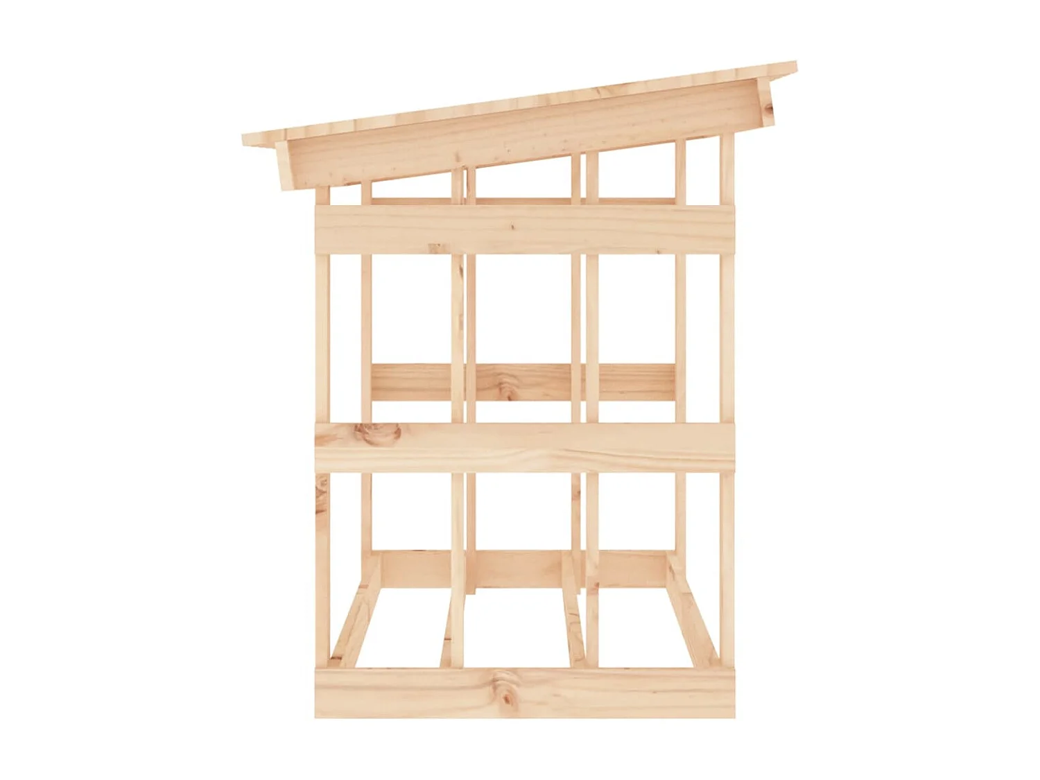 Giarre  Haardhoutrek 108x64,5x77 cm massief grenenhout wit