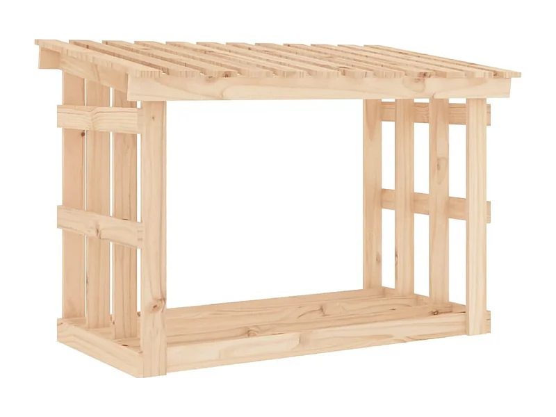 Giarre  Kaminholzregal 108x64,5x77 cm Massivholz Kiefer