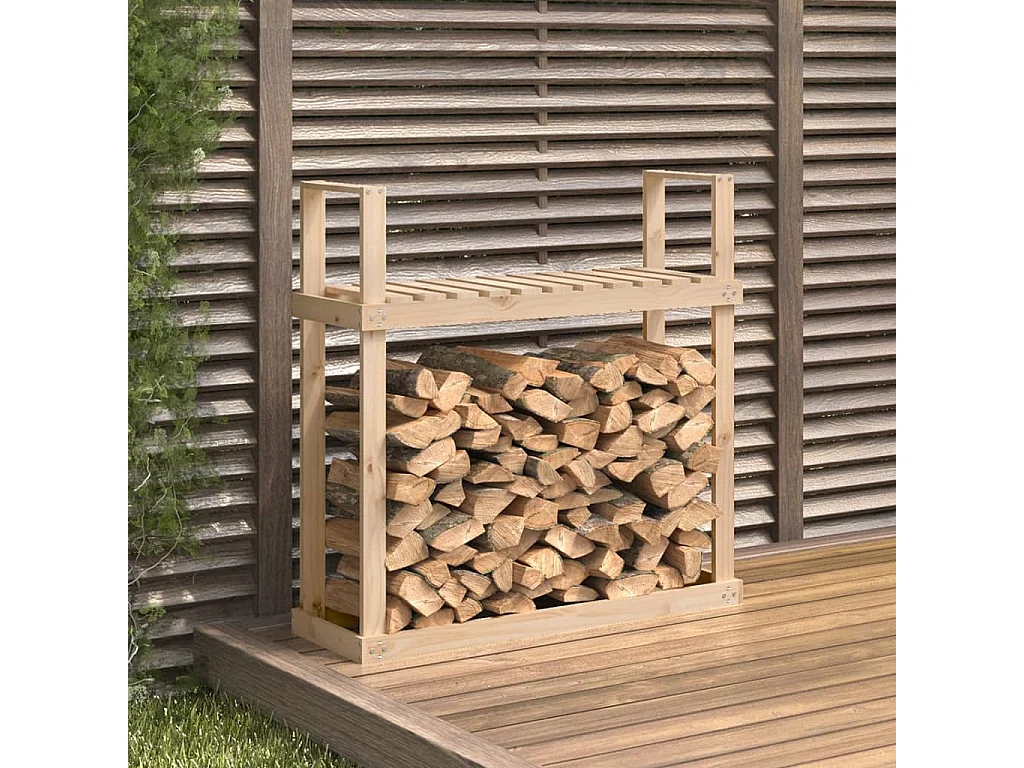 Linköping  Support pour bois de chauffage 110x35x108,5 cm Bois de pin