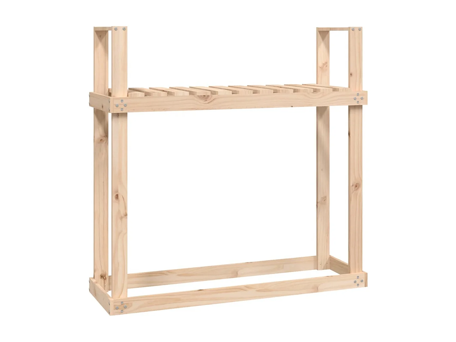 Linköping  Kaminholzregal 110x35x108,5 cm Massivholz Kiefer