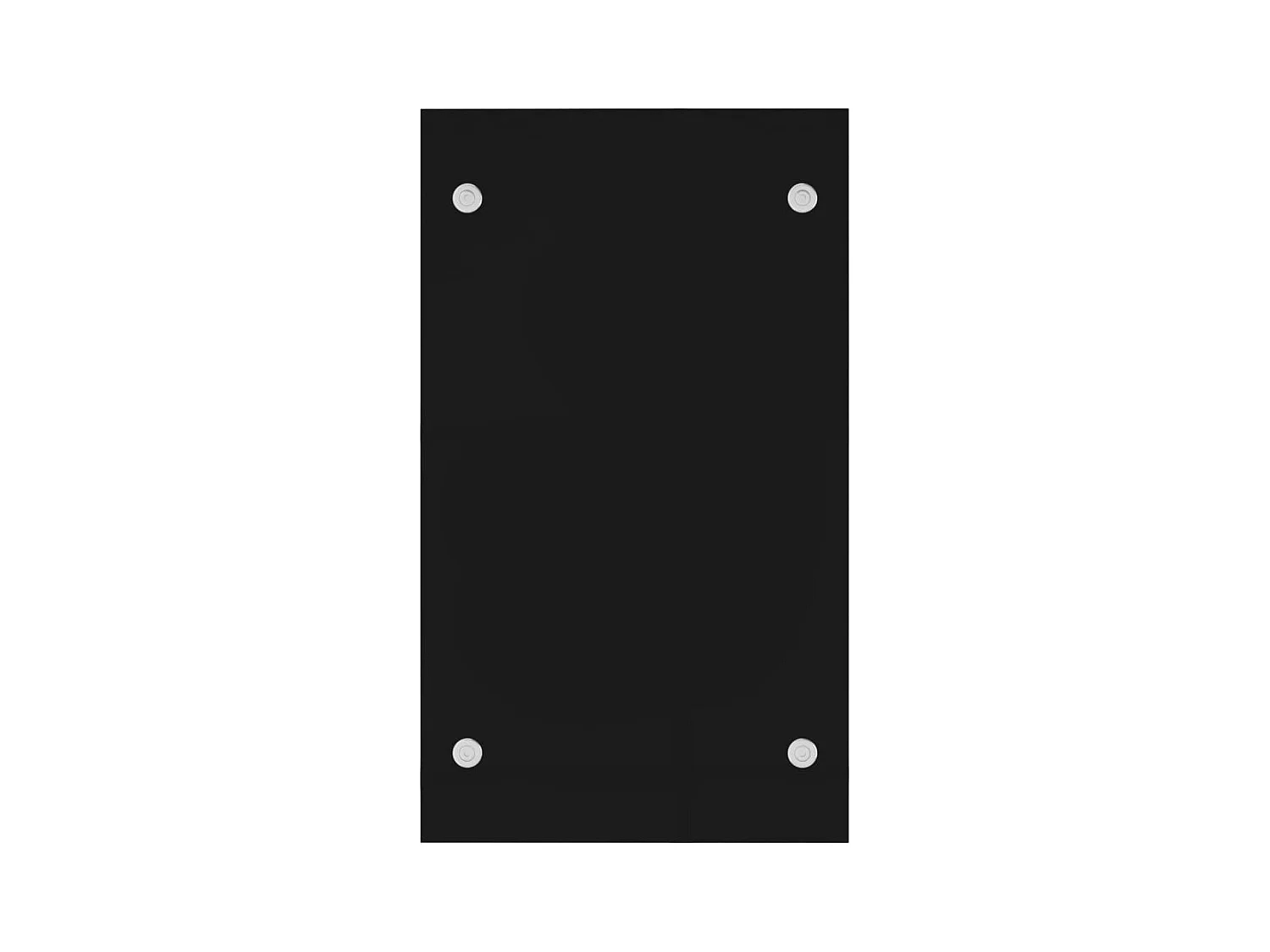 Louis-Étienne-Luc  Porta Legna Nero 40x35x60 cm in Vetro