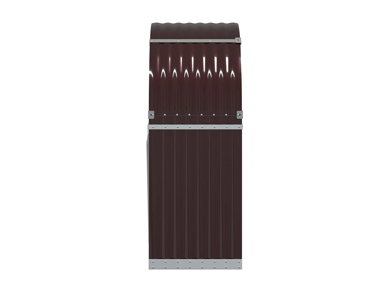 Jilles  Kaminholzunterstand Braun 80x45x120 cm Verzinkter Stahl