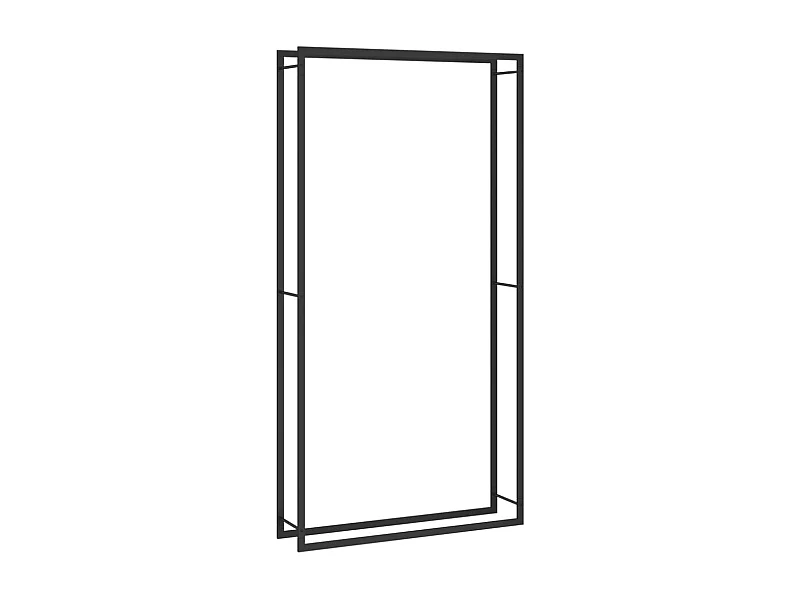 Nichelino  Haardhoutrek 110x28x214 cm staal matzwart