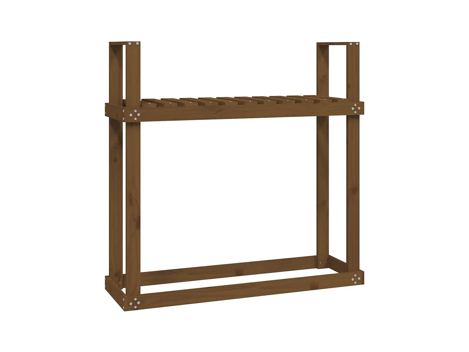 Linköping  Support bois de chauffage Marron miel 110x35x108,5 cm Bois pin
