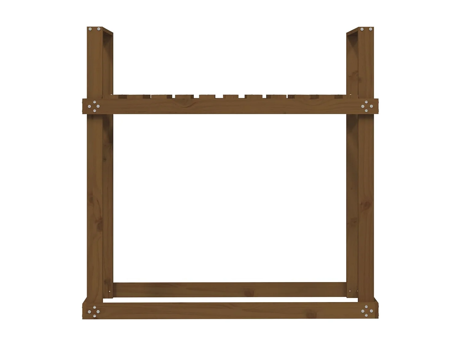 Linköping  Support bois de chauffage Marron miel 110x35x108,5 cm Bois pin