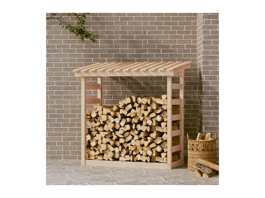 Xarlen  Support pour bois de chauffage 108x64,5x110 cm Bois de pin