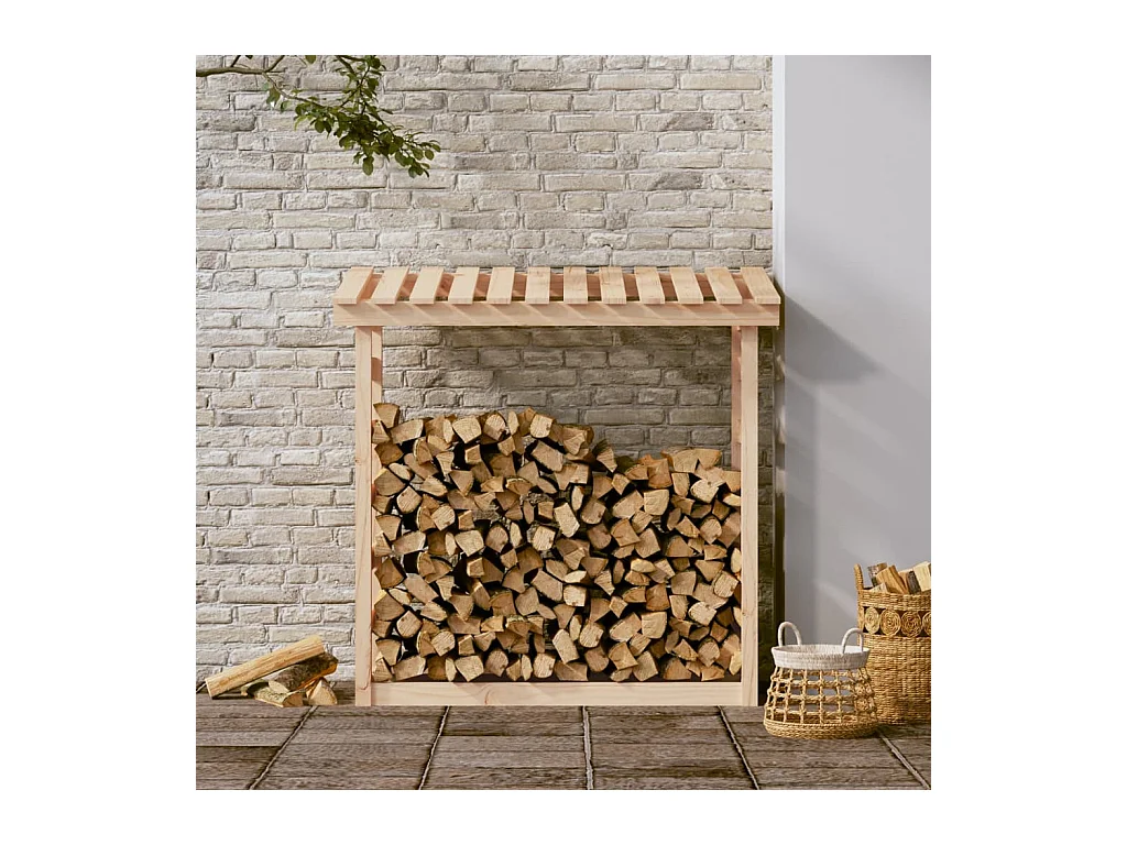 Xarlen  Support pour bois de chauffage 108x64,5x110 cm Bois de pin