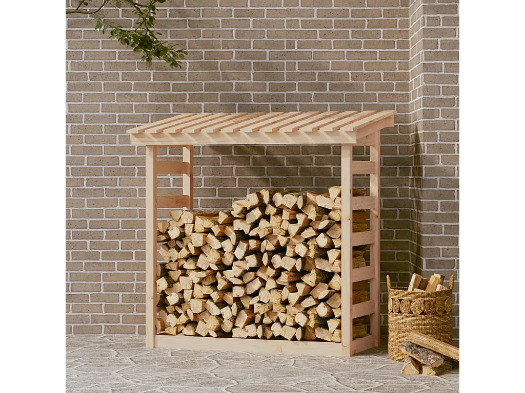 Xarlen  Support pour bois de chauffage 108x64,5x110 cm Bois de pin