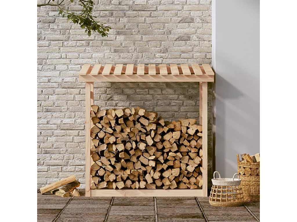 Xarlen  Support pour bois de chauffage 108x64,5x110 cm Bois de pin