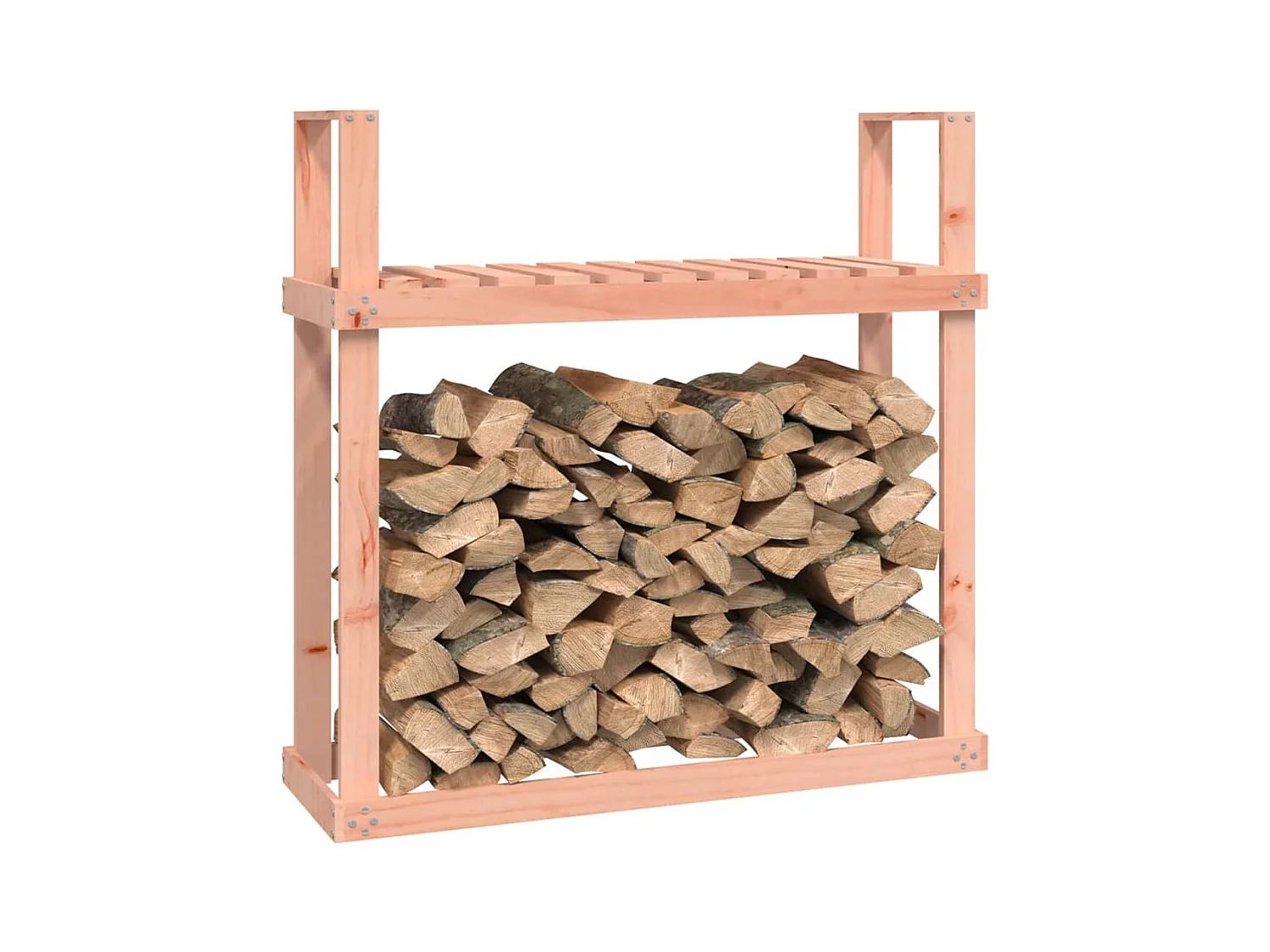 Linköping  Kaminholzregal 110x35x108,5 cm Massivholz Douglasie