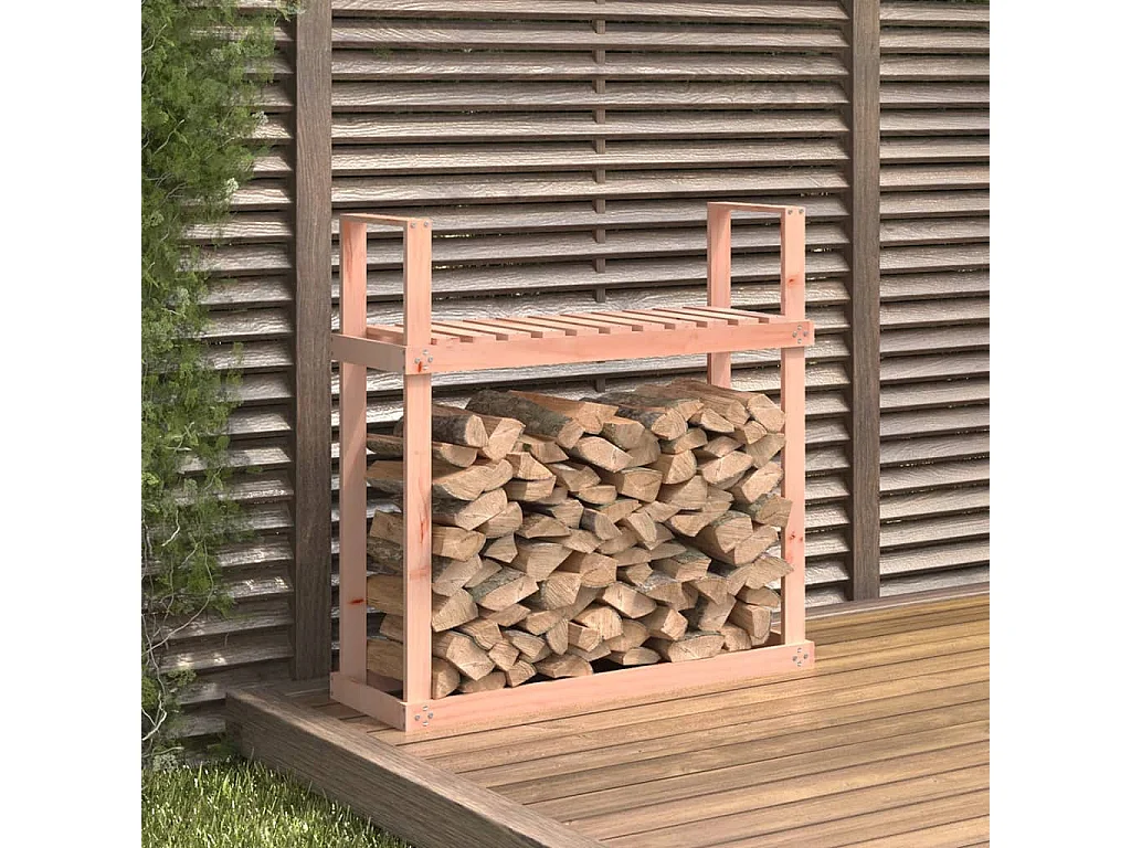 Linköping  Kaminholzregal 110x35x108,5 cm Massivholz Douglasie