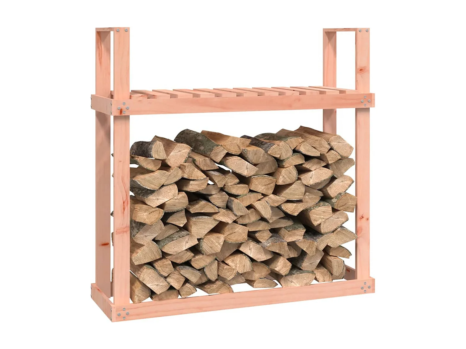 Linköping  Kaminholzregal 110x35x108,5 cm Massivholz Douglasie