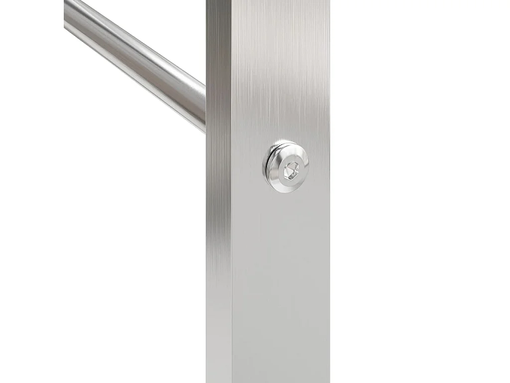 Nichelino  Portalegna 50x28x56 cm in Acciaio Inossidabile