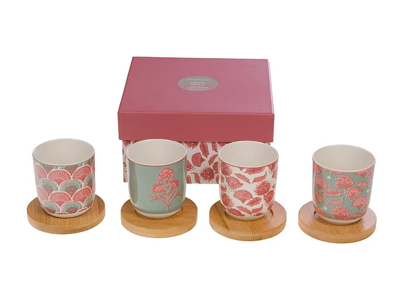 Coffret de 4 tasses expresso Tilly