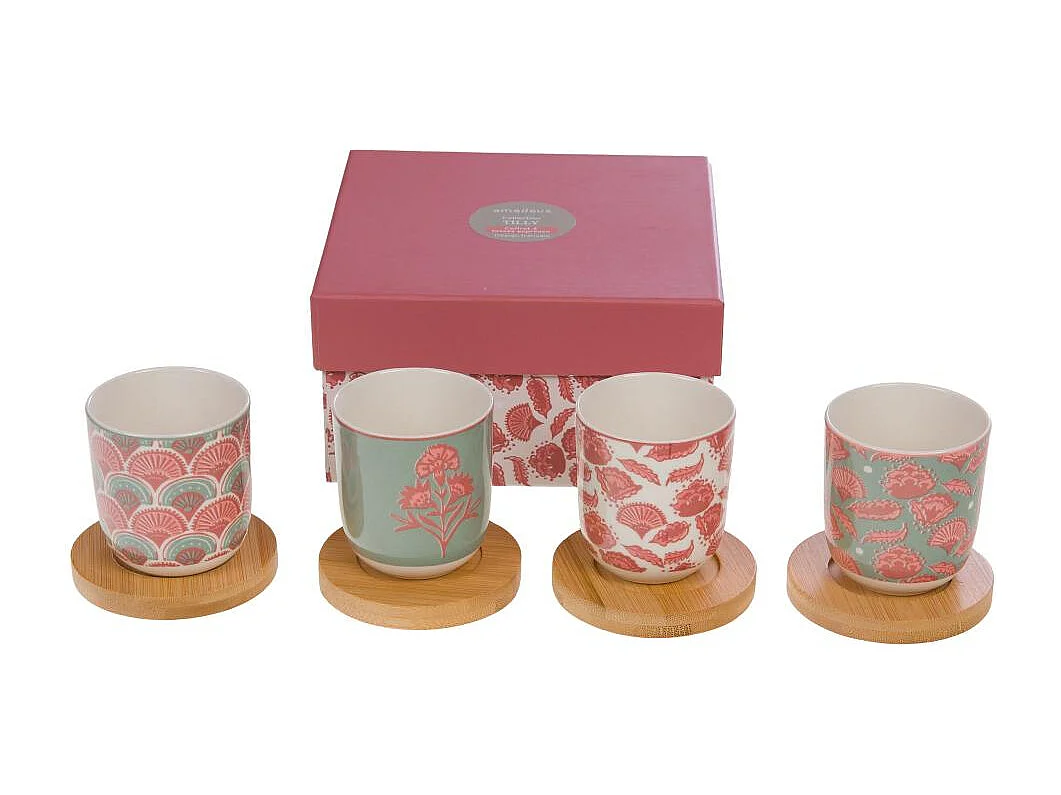 Coffret de 4 tasses expresso Tilly