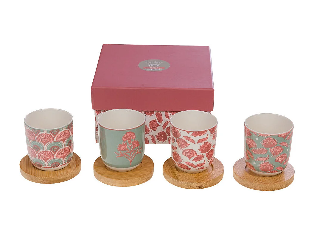 Coffret de 4 tasses expresso Tilly