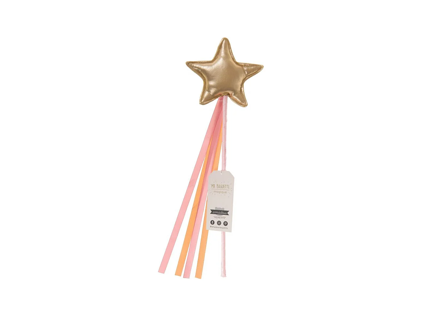 Baguette magique rose gold