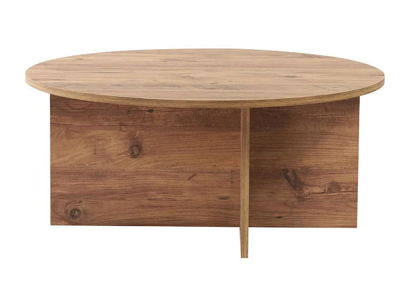 Couchtisch mit abgerundeter Platte L90 cm - SOLEIL