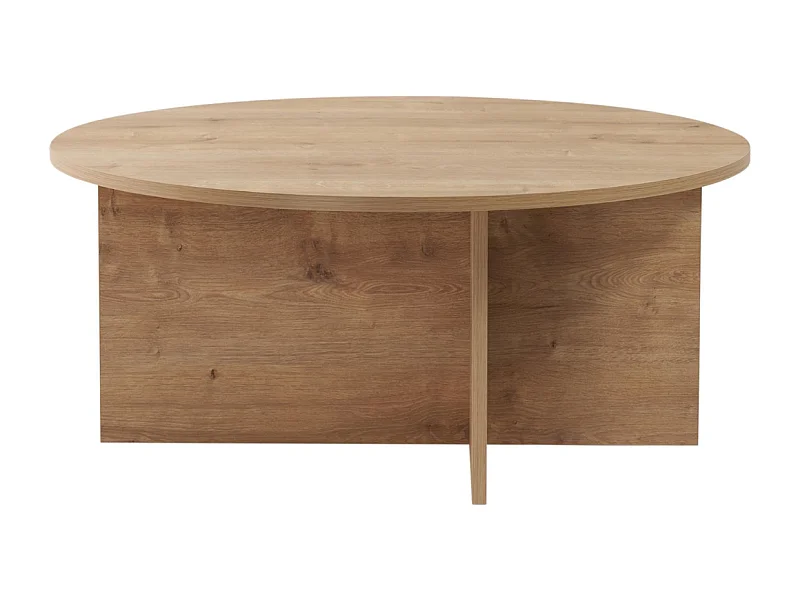 Couchtisch mit abgerundeter Platte L90 cm - SOLEIL