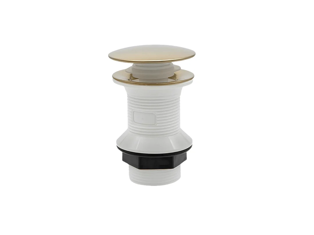 Universal-Metallabfluss gebürstetes Gold Essebagno